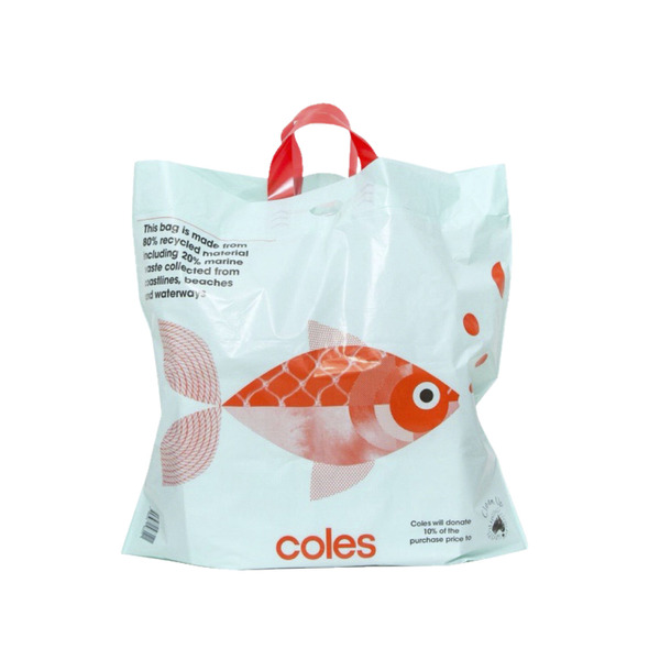 Coles Reusable Ocean Waste Shopping Bag | 1 each