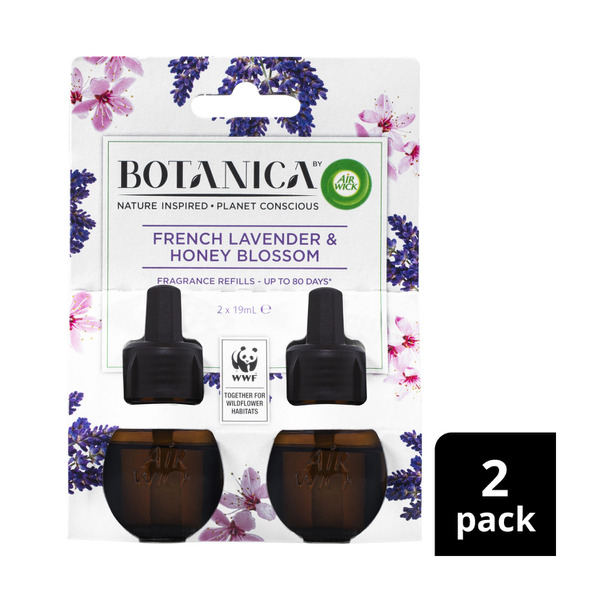 Botanica By Air Wick Le Fragrance Refills French Lavender & Honey Blossom 2x19mL