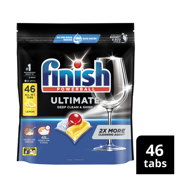 Finish Ultimate Pro Dishwashing Tablets Lemon