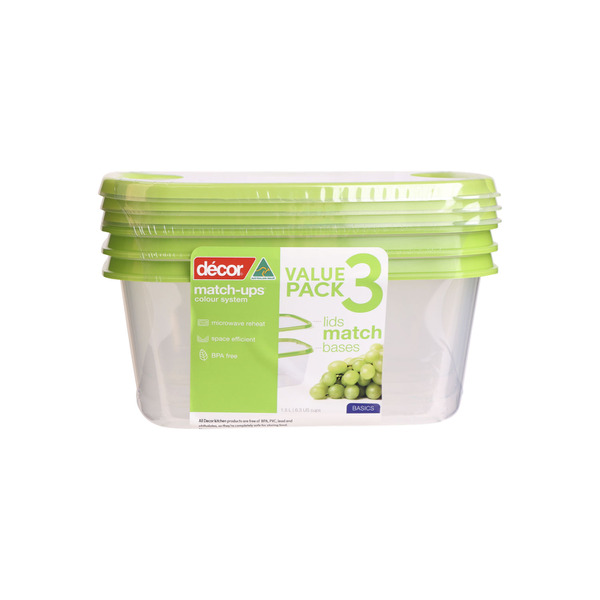 Decor Match Ups Containers 1.5L