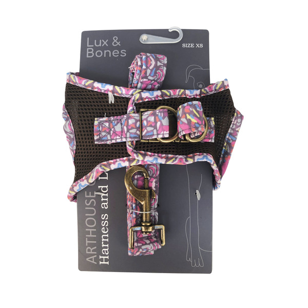 Lux And Bones Harness & Leash Small Set | 1 pack