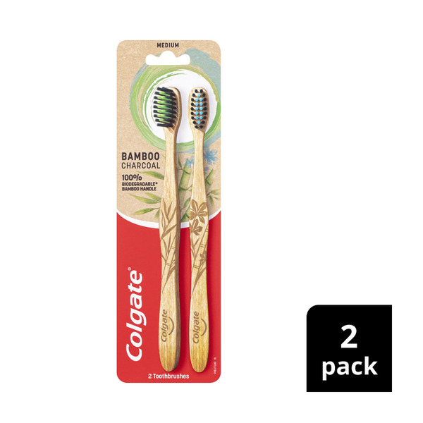 Colgate Bamboo Toothbrush Medium