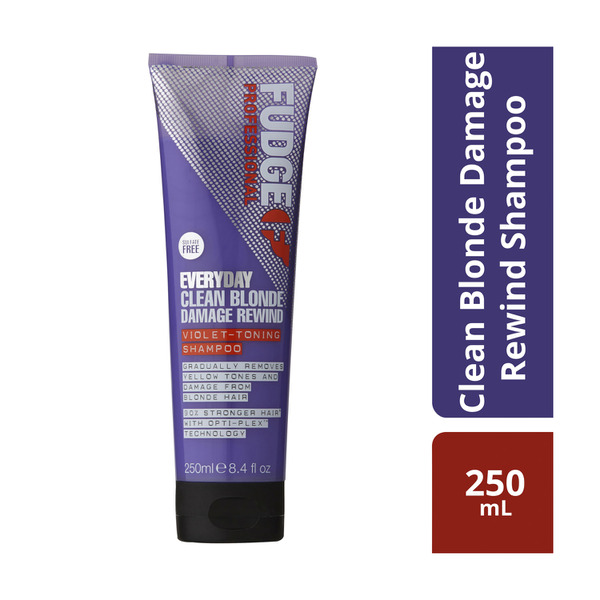 Buy Fudge Professional Everyday Clean Blonde Damage Rewind Violet Purple Toning Shampoo 250mL