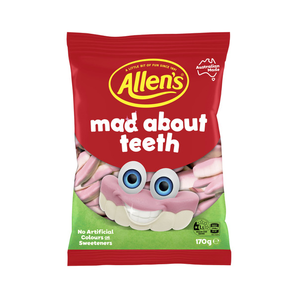 Allen's Lollies Mad About Teeth