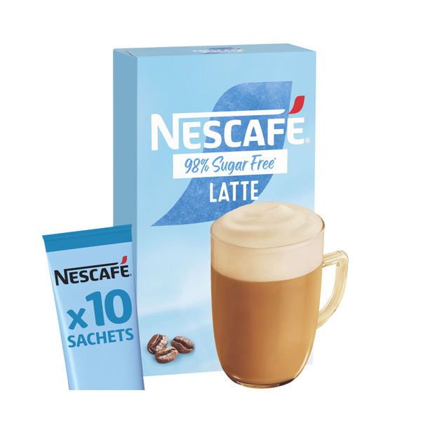 Nescafe 98% SF Latte Coffee Sachets