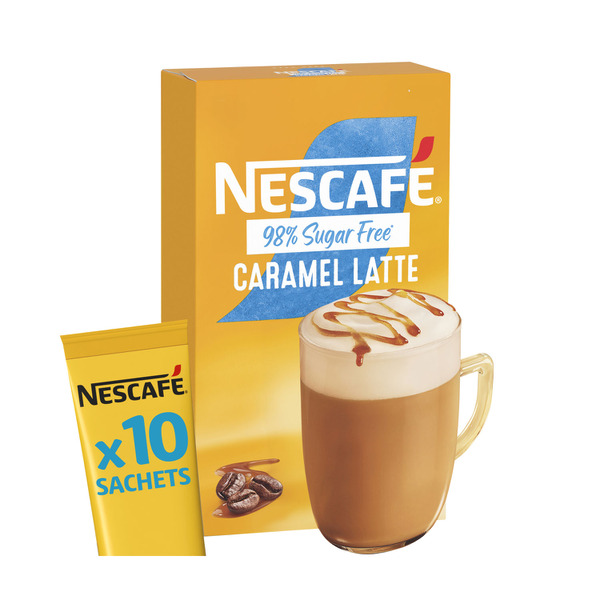 Nescafe 98% SF Caramel Coffee Sachets