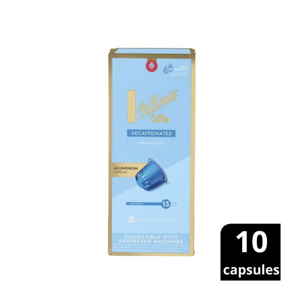 Vittoria Decaffeinated Nespresso Compatible Coffee Capsules