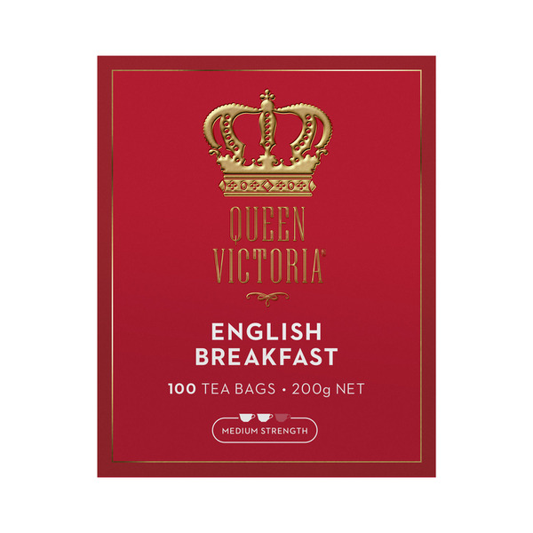 Queen Victoria English Breakfast Tea Bags 100 pack