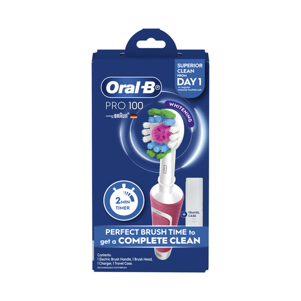 Oral B Pro 100 3D White Electric Toothbrush