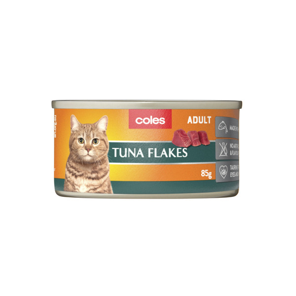 Buy Coles Cat Food Tuna Adult 85g Coles