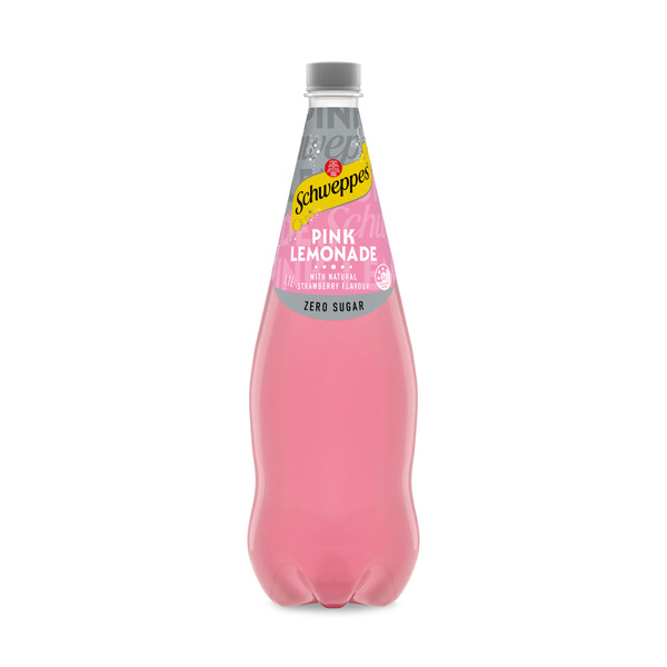 Calories in Schweppes Pink Lemonade Zero Soft Drink