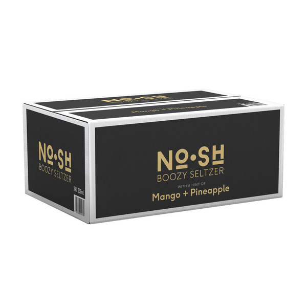 Nosh Boozy Seltzer Mango Pineapple Can 330mL | 24 Pack