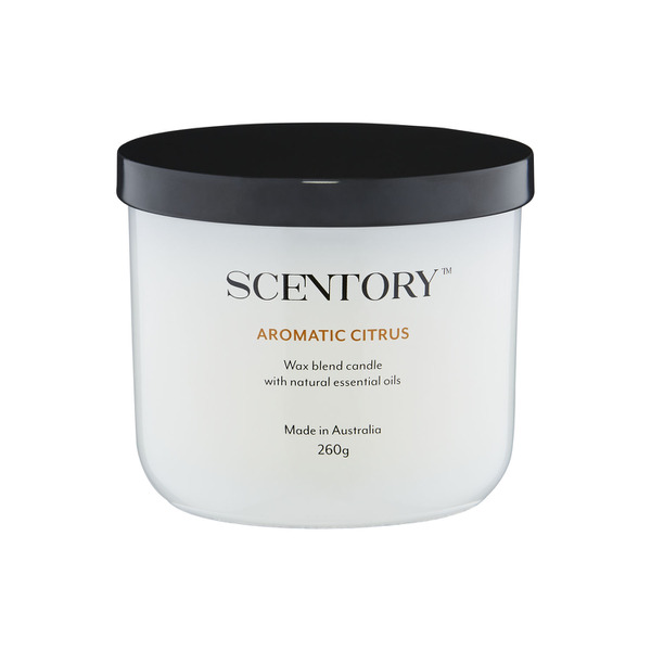 Scentory Soy Blend Aromatic Citrus Double Wicked Candle 1 pack