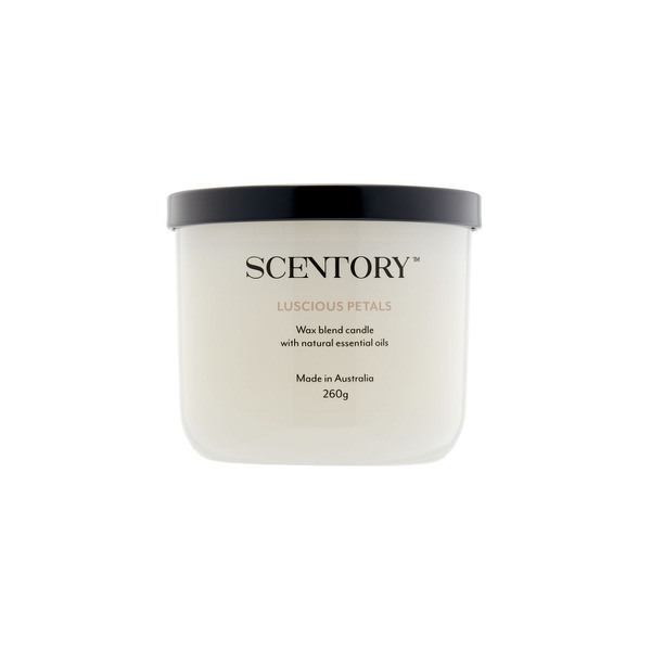 Scentory Soy Blend Luscious Petals Double Wicked Candle