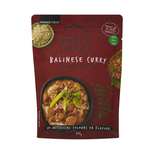 Passage Foods Passage To India Balinese Curry Simmer Sauce