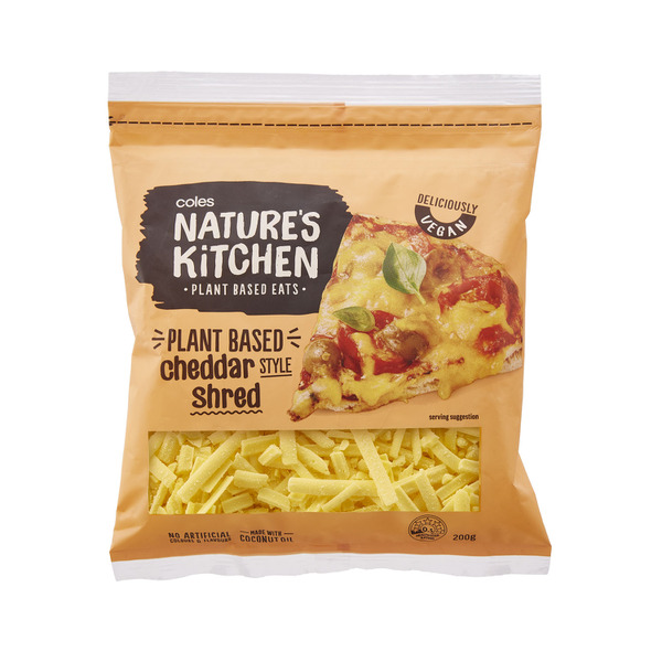 Calories in Nature's Kitchen Cheddar Shred