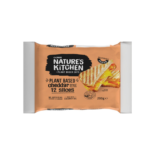 Calories in Nature's Kitchen Cheddar Slices