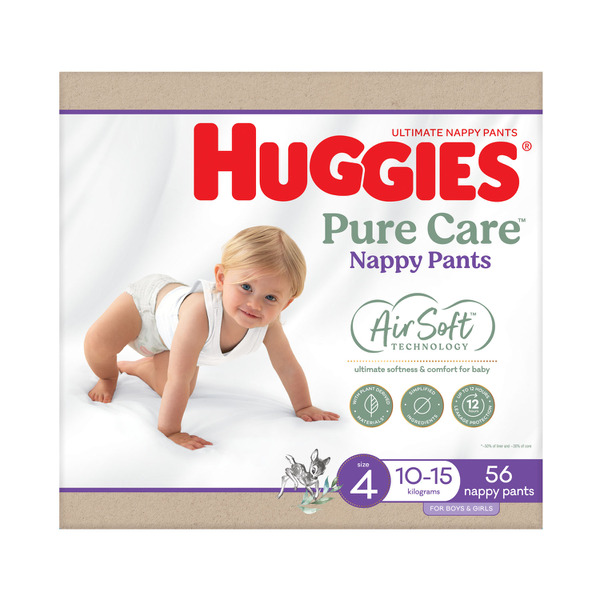 Huggies Ultimate Nappy Pants Size 4 (10-15kg) | 56 pack