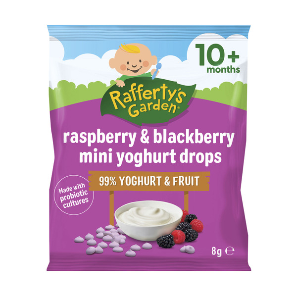 Raspberry & Blackberry Mini Yoghurt Drops 10 Months+