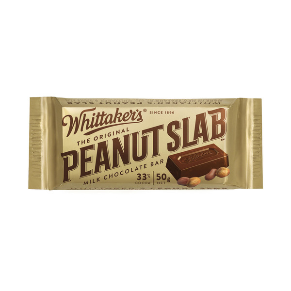 Whittaker's Original Peanut Slab Milk Chocolate Bar
