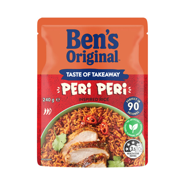 Ben's Taste Of Takeaway Peri Peri Rice Pouch