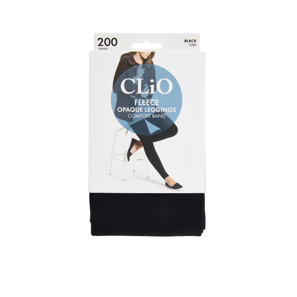 Clio Fleece Leggings 200D Black Tall/X-Tall