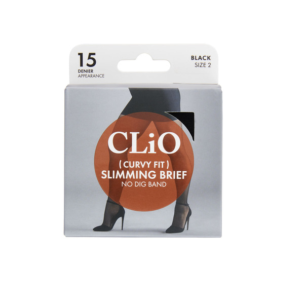 Buy Clio Curvy Slimming Tights 15D Black 2 1 each | Coles