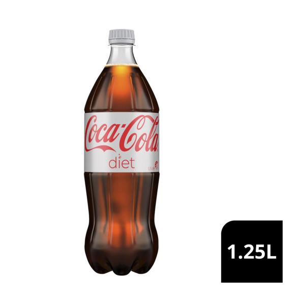 Coca-Cola Diet Coke Soft Drink Bottle 1.25L