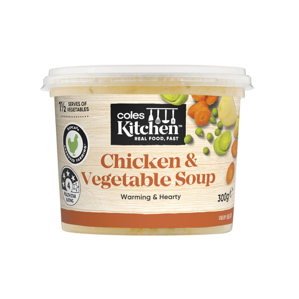 Coles Kitchen Chicken & Vegetable Soup | 300g