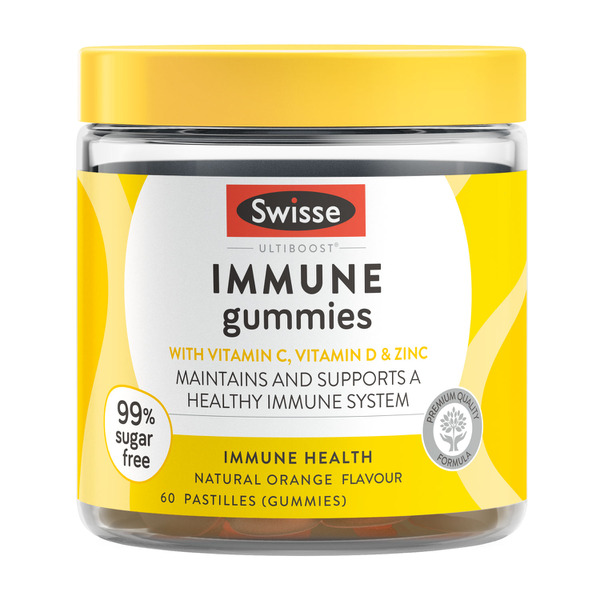 Swisse Ultiboost Immune Gummies Maintains & Supports a Healthy Immune System