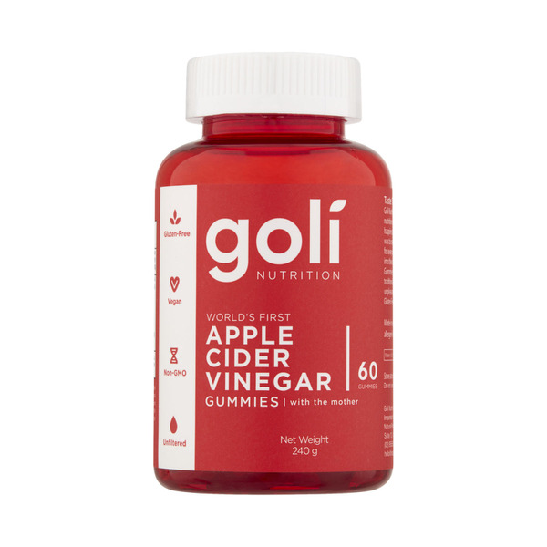 Goli Nutrition Apple Cidar Vinegar Gummies