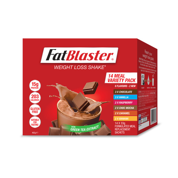 Naturopathica Fatblaster Weight Loss Shake 14 Meal Variety Pack