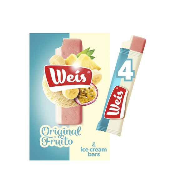 Weis Fruit Ice Fruito Bars 4 pack