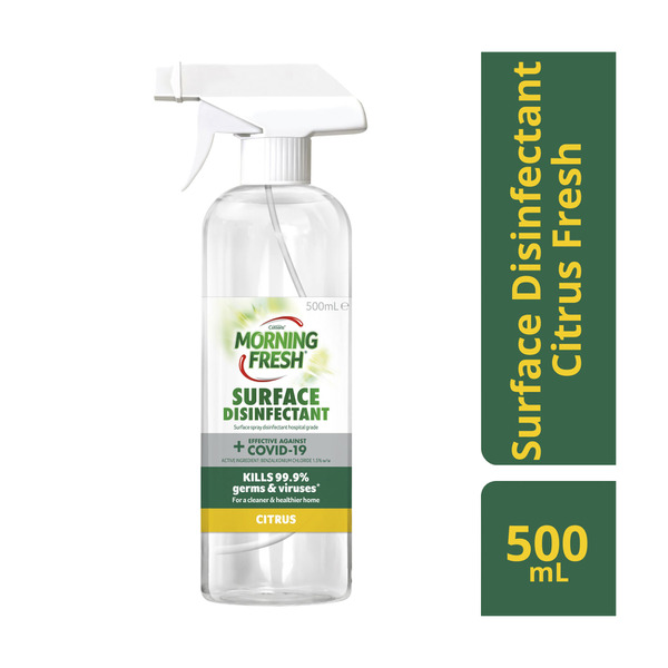 Morning Fresh Antibacterial Surface Disinfectant Sanitiser Kitchen Cleaner Citrus