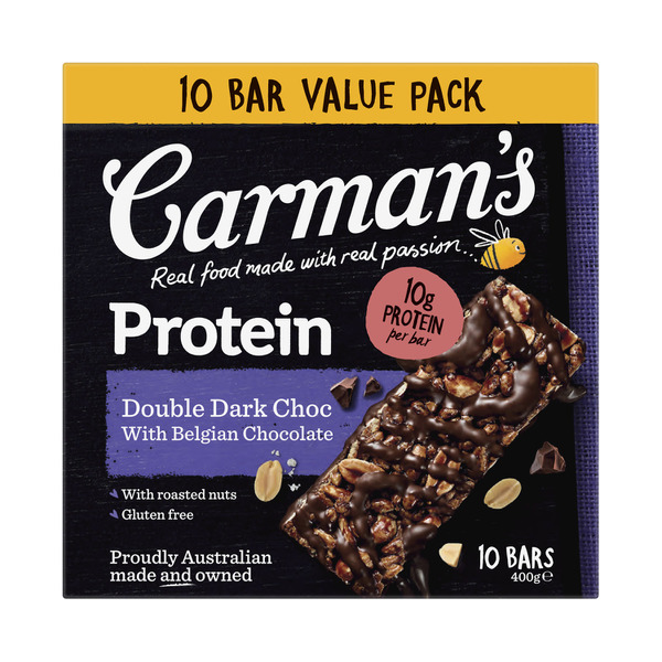 Carmans Protein Bars Double Dark Choc