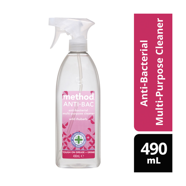 Buy Method Antibacterial All Purpose Cleaner Wild Rhubarb 490mL