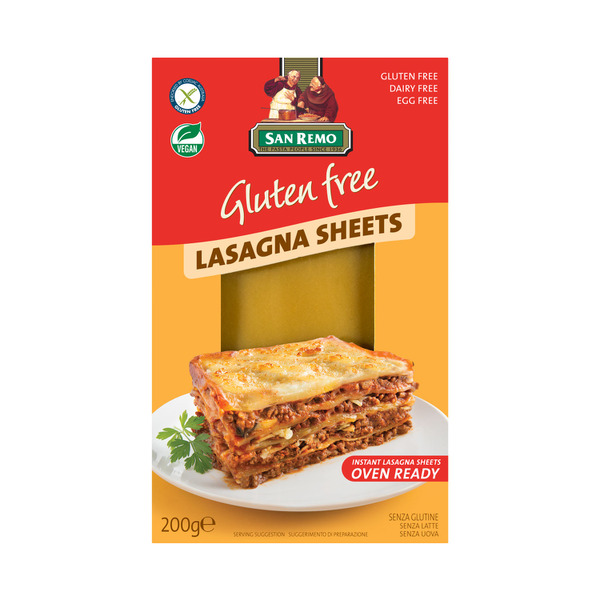 Buy San Remo Gluten Free Lasagna 200g | Coles