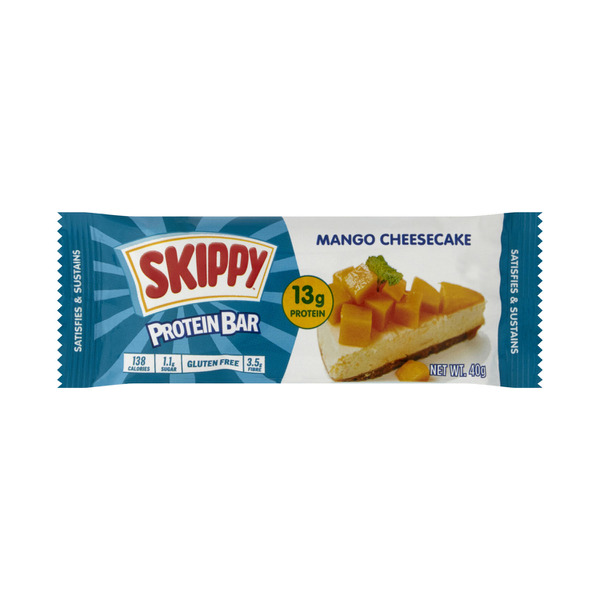 Skippy Protein Bar Mango Cheesecake