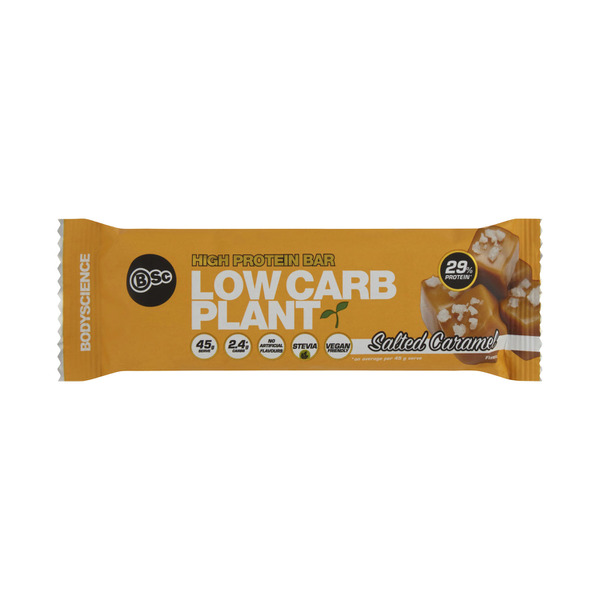 BSc Bodyscience High Protein Low Carb Plant Bar Salted Caramel