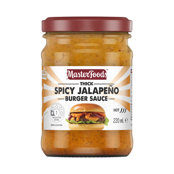 MasterFoods Spicy Jalapeno Burger Sauce