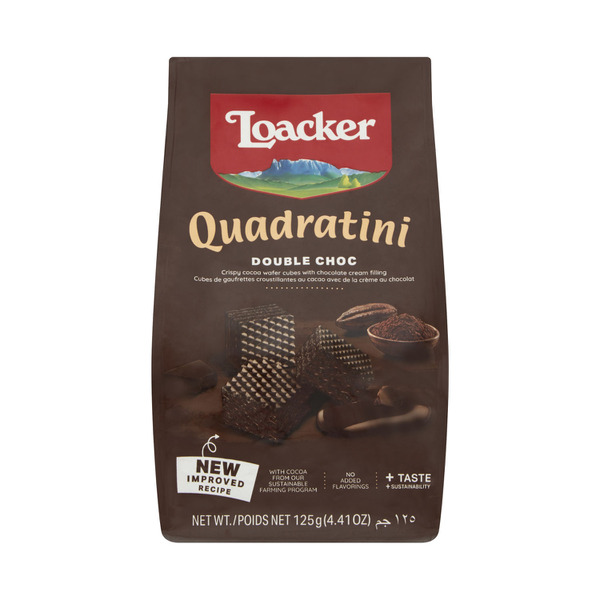 Quadratini Wafers Biscuits Double Choc