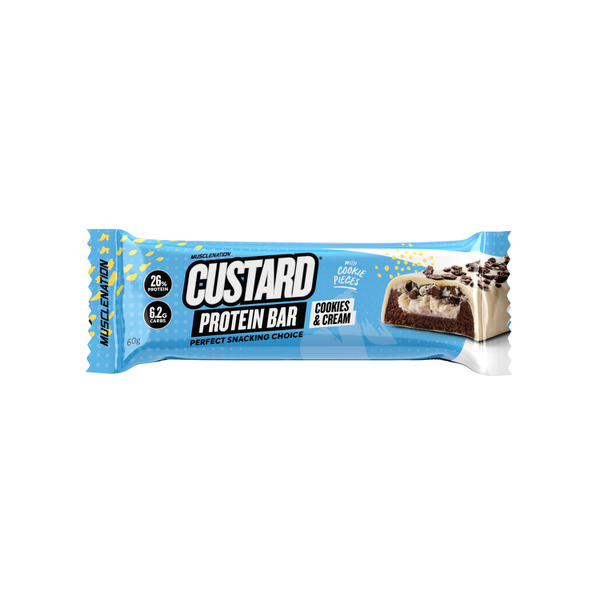 Muscle Nation Custard Protein Bar Cookies & Cream