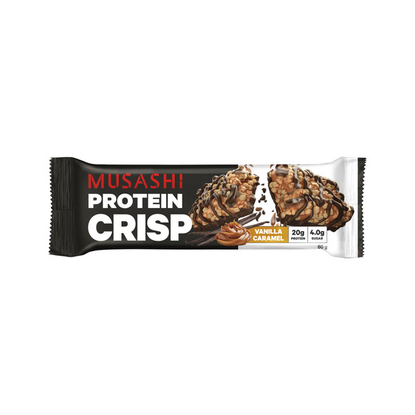 Musashi Protein Crisp Bar Vanilla Caramel 60g