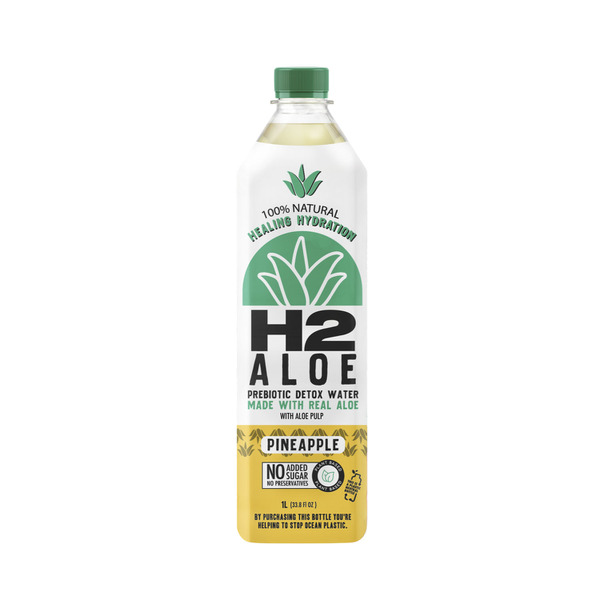 Calories in H2aloe Aloe Vera Water with Pineapple