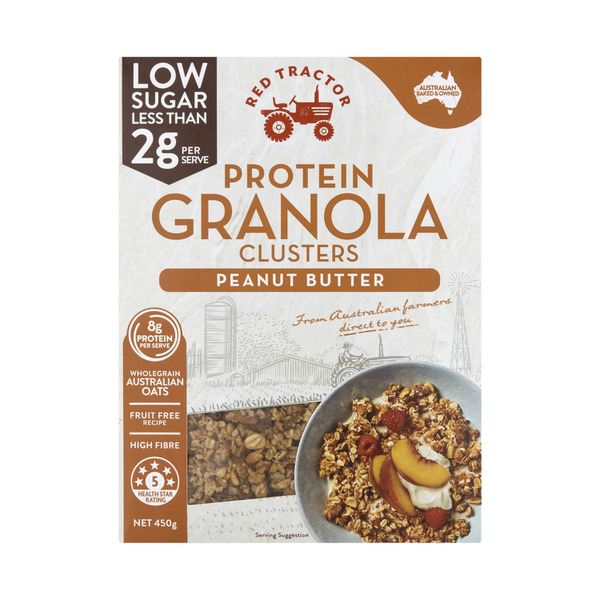 Red Tractor Protein Low Sugar Granola Peanut Butter