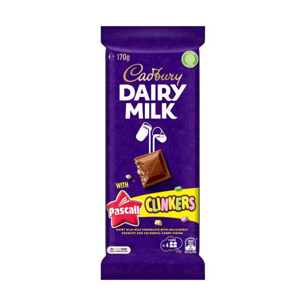 Dairy Milk Pascall Clinkers Chocolate Block