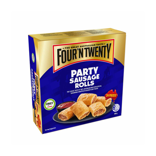 Four N Twenty AFL Party Sausage Rolls 24 Pack