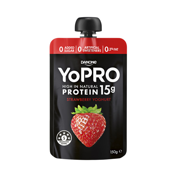 YoPro Yoghurt Pouch Strawberry