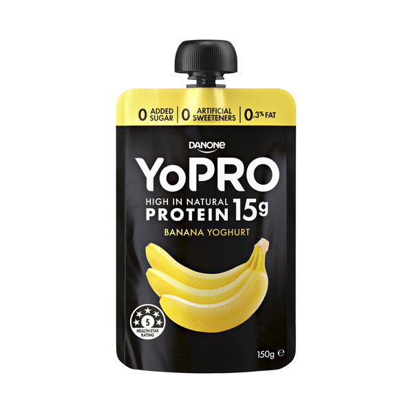YoPro Yoghurt Pouch Banana