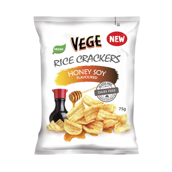 Calories in Vege Crackers Honey Soy Flavoured